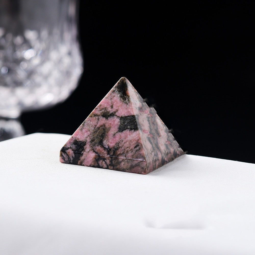 Colorful Crystal Pyramid Gem