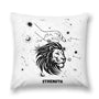 Celestial Plush Throw Pillow Case -  STRENGTH