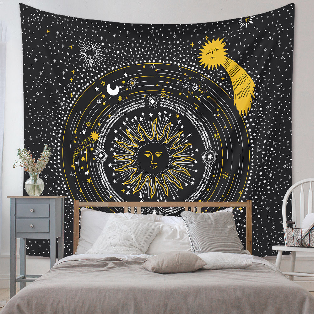 Bohemian Sun and Moon Tapestry