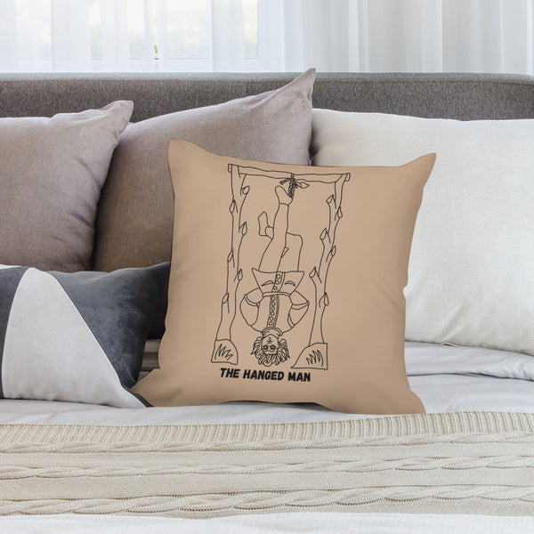 Celestial Plush Throw Pillow Case- THE HANGED MAN