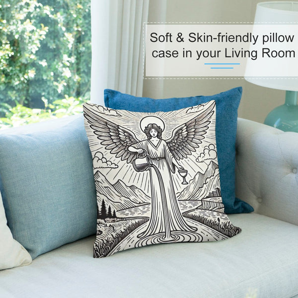 Temperance Tarot Plush Pillowcase