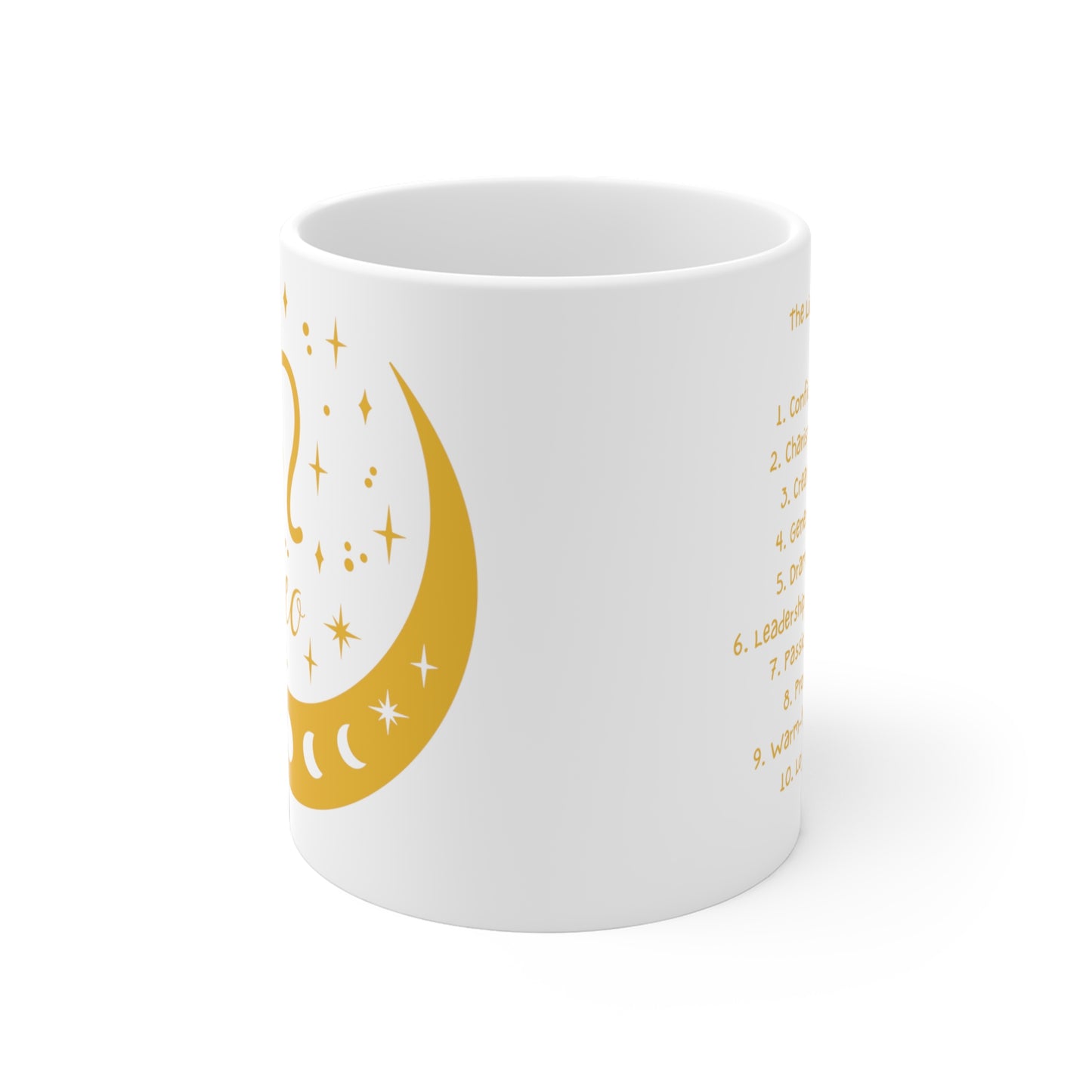 Zodiac Coffee Mug: Leo Edition