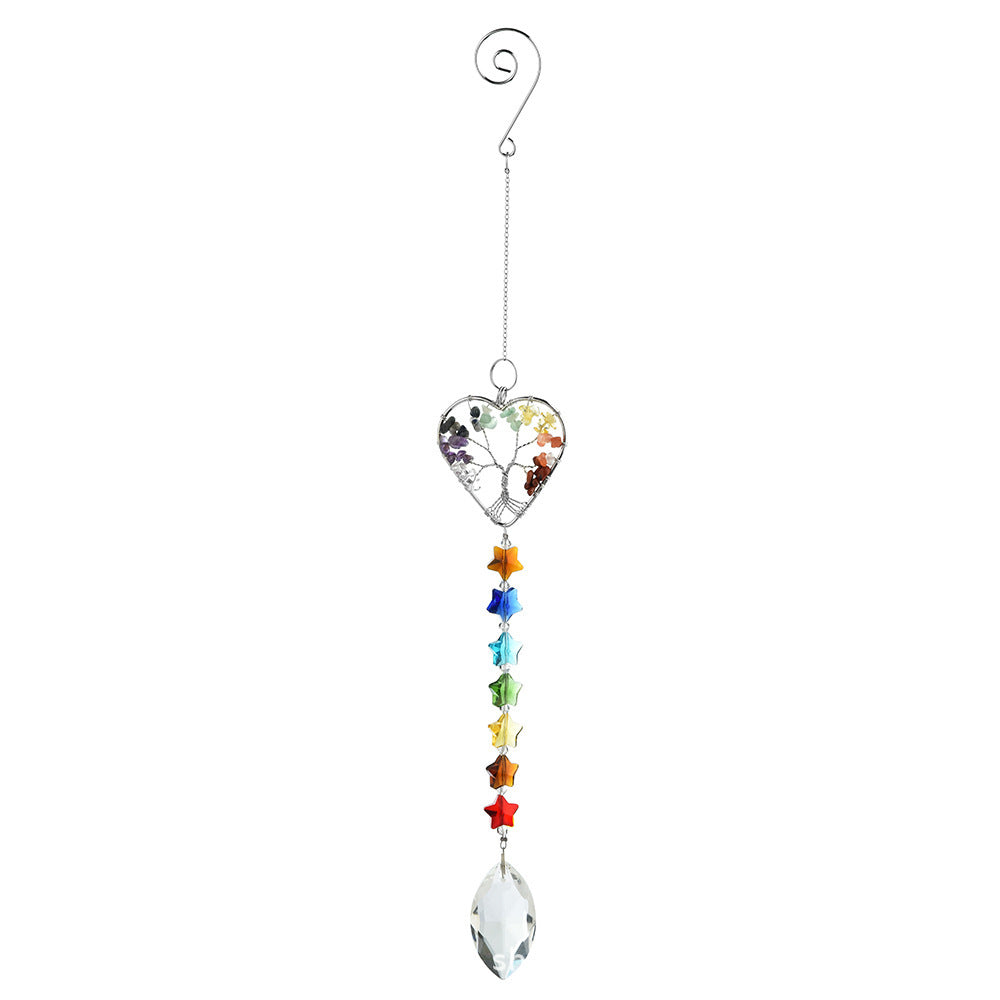 Colorful Crystal Tree Pendant