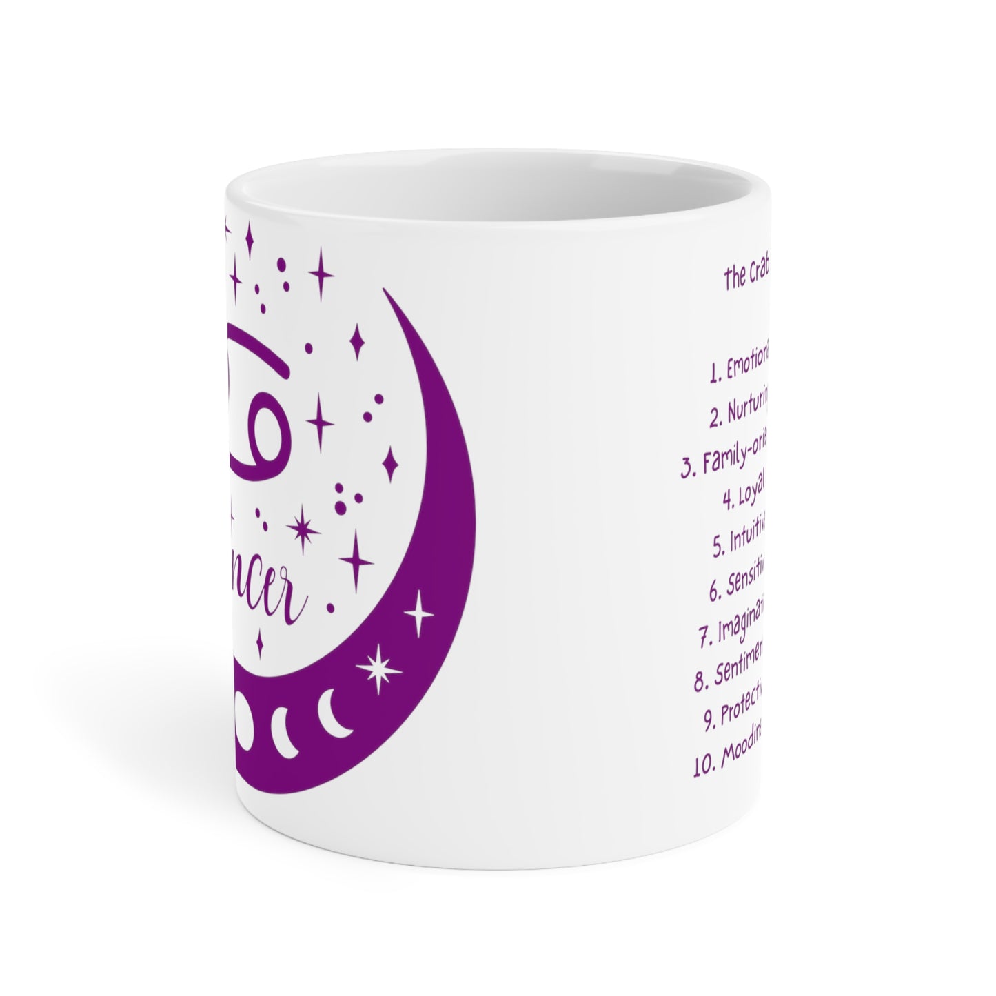 Zodiac Coffee Mug: Cancer Edition