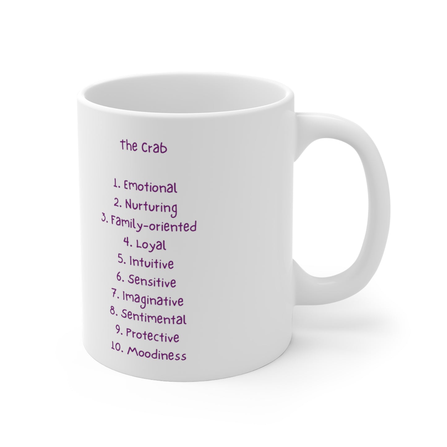 Zodiac Coffee Mug: Cancer Edition