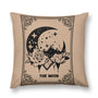 Celestial Plush Throw Pillow Case- THE MOON