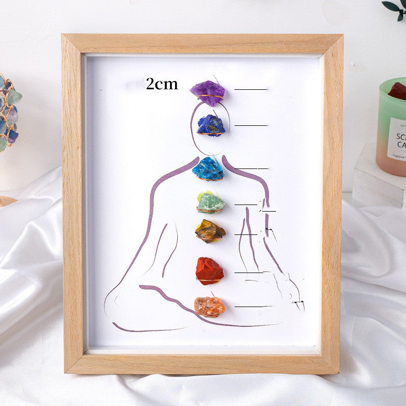 Natural Crystal Rolling Stone Frame