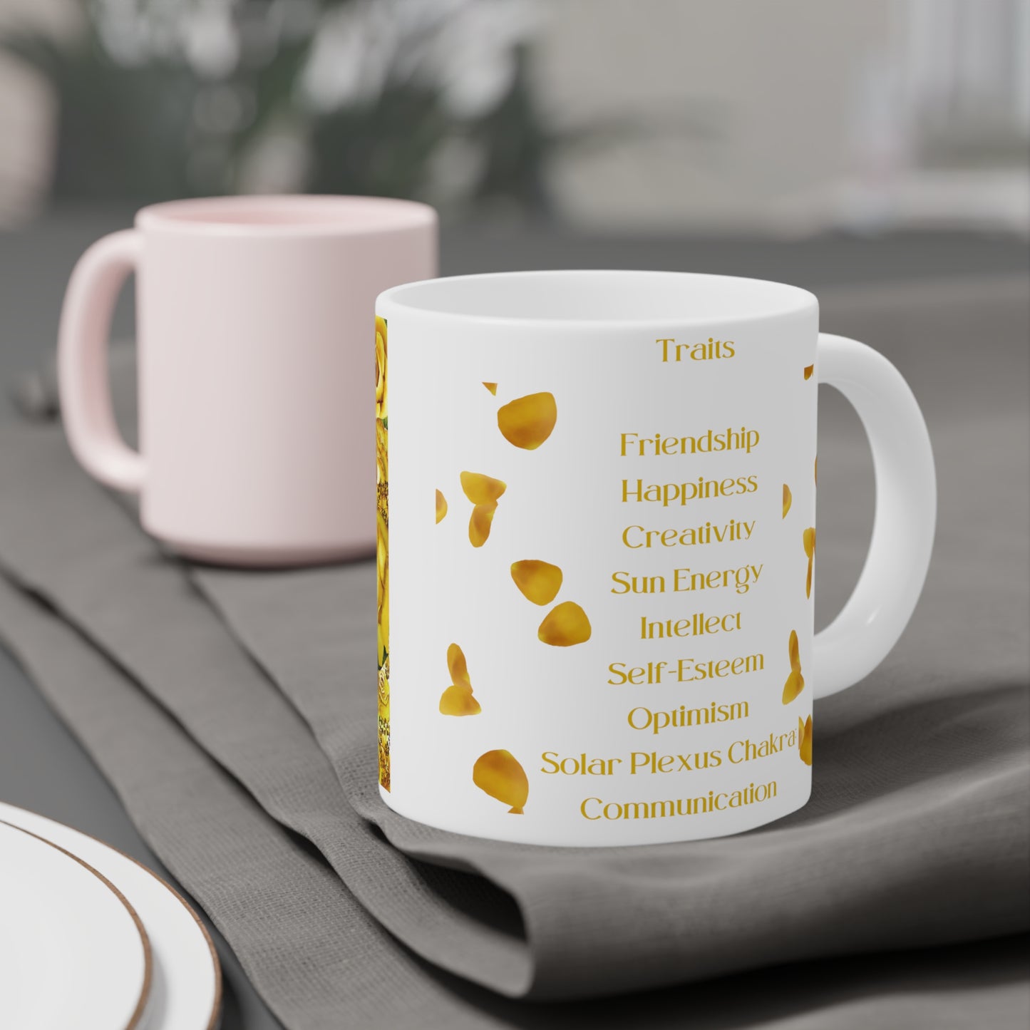 Sunshine Rose Ceramic Mug