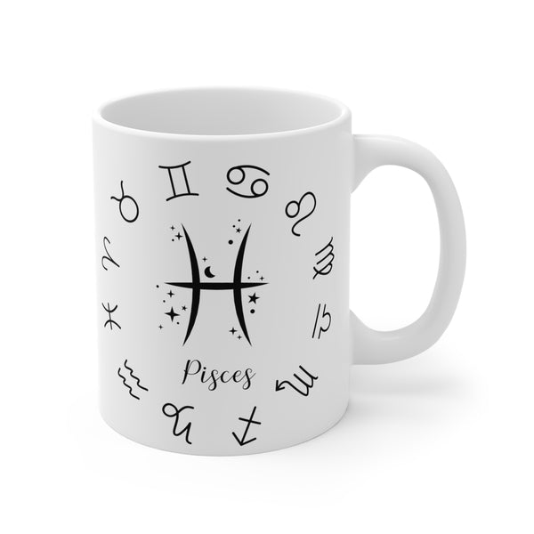 Zodiac Coffee Mug Star Sign: Pisces Edition