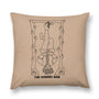 Celestial Plush Throw Pillow Case- THE HANGED MAN