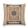 Celestial Plush Throw Pillow Case - THE WHEEL OF FORTUNE