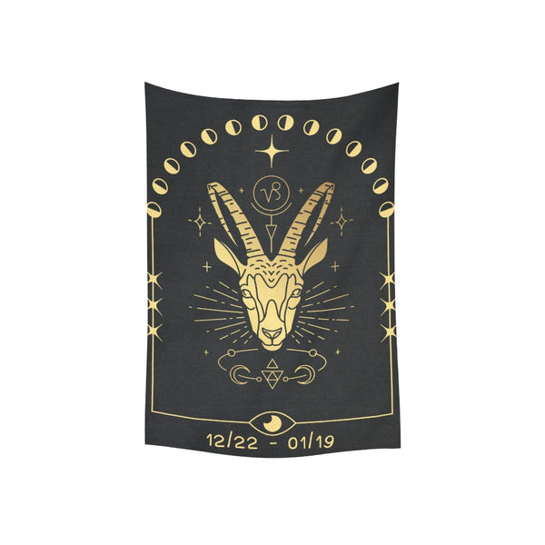 Capricorn Celestial Goat Tapestry