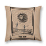 Celestial Plush Throw Pillow Case - THE SUN