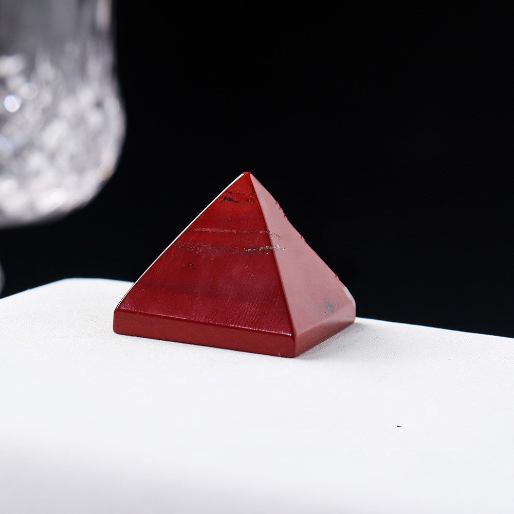 Colorful Crystal Pyramid Gem