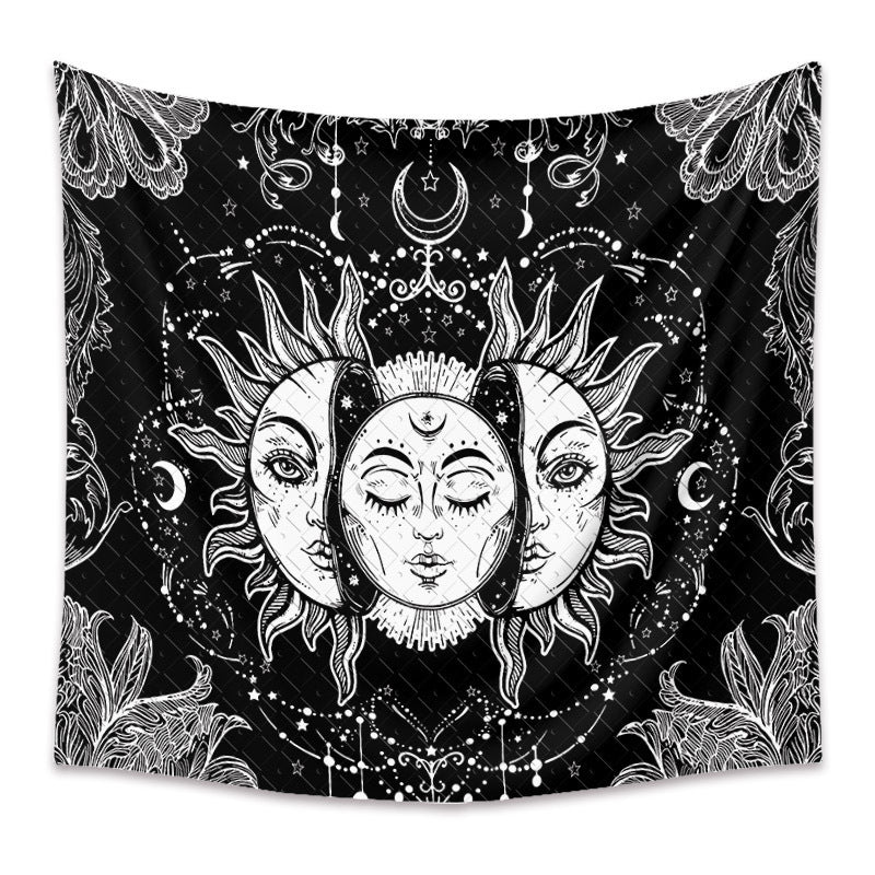 Bohemian Sun and Moon Tapestry