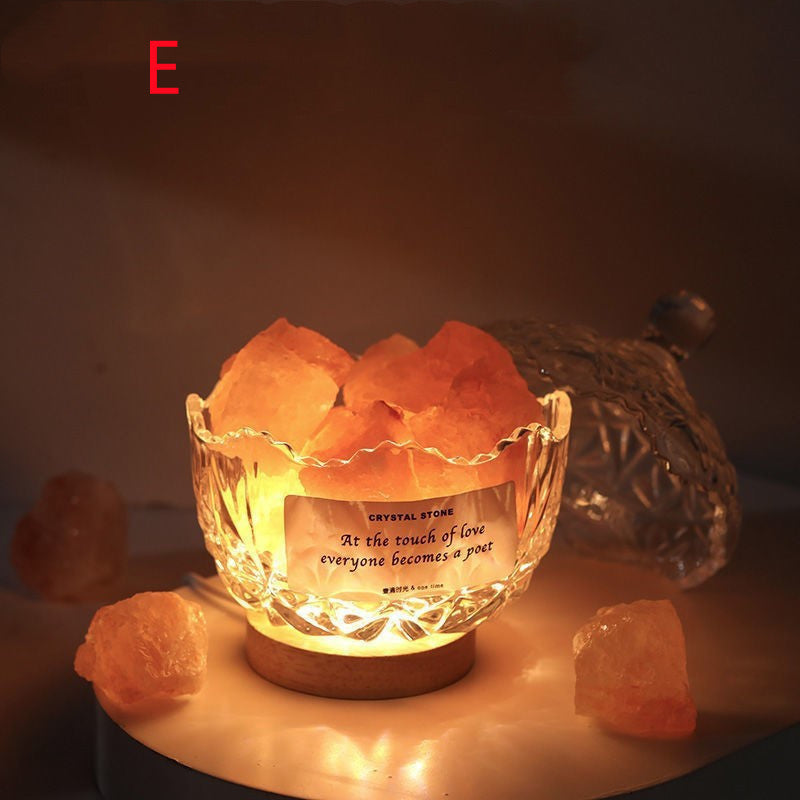 Aromatherapy Crystal Night Lamp