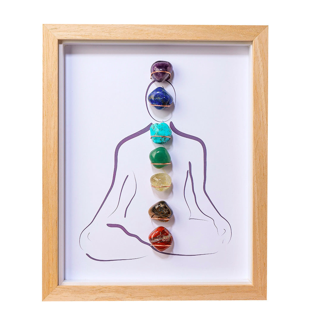 Natural Crystal Rolling Stone Frame