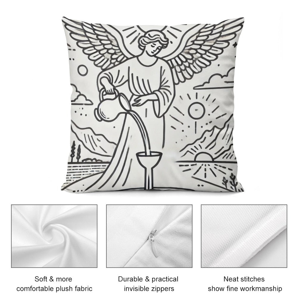 Temperance Tarot Plush Pillowcase