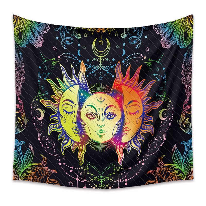 Bohemian Sun and Moon Tapestry