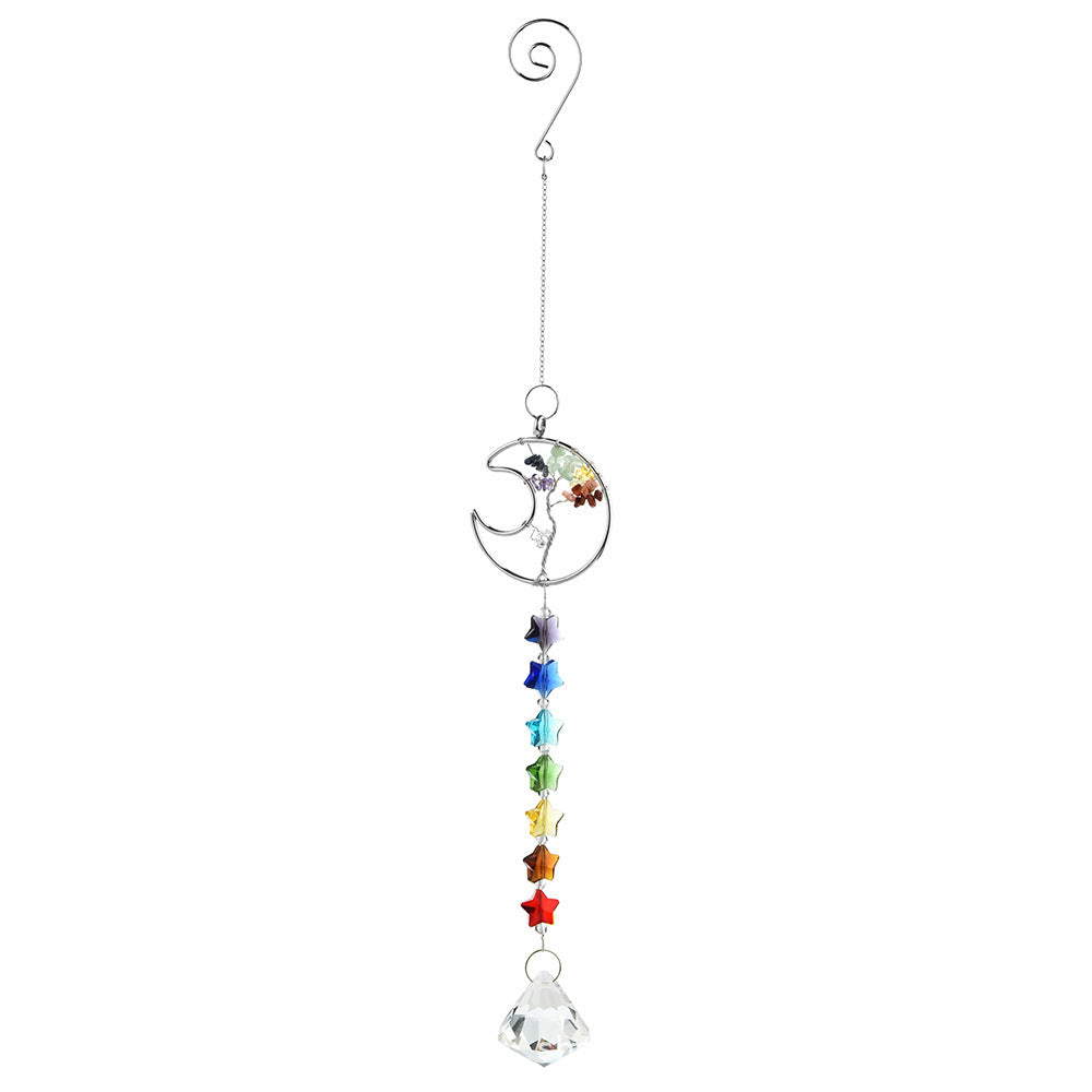 Colorful Crystal Tree Pendant