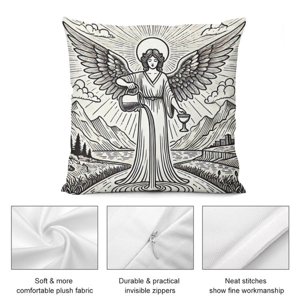 Temperance Tarot Plush Pillowcase