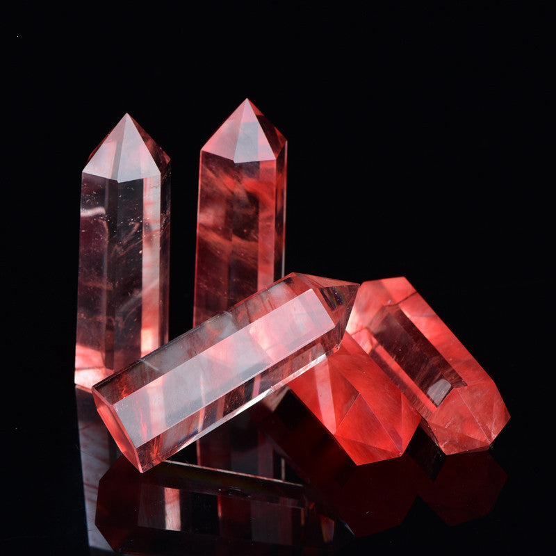 Red Jasper Hexagonal Crystal Column