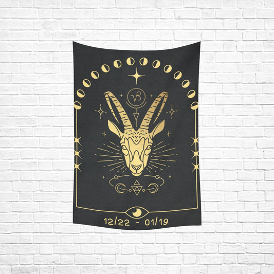 Capricorn Celestial Goat Tapestry