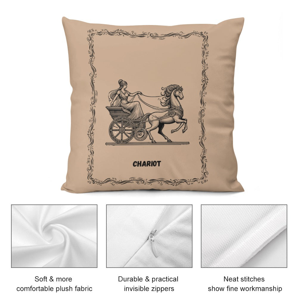 Celestial Plush Throw Pillow Case - CHARIOT