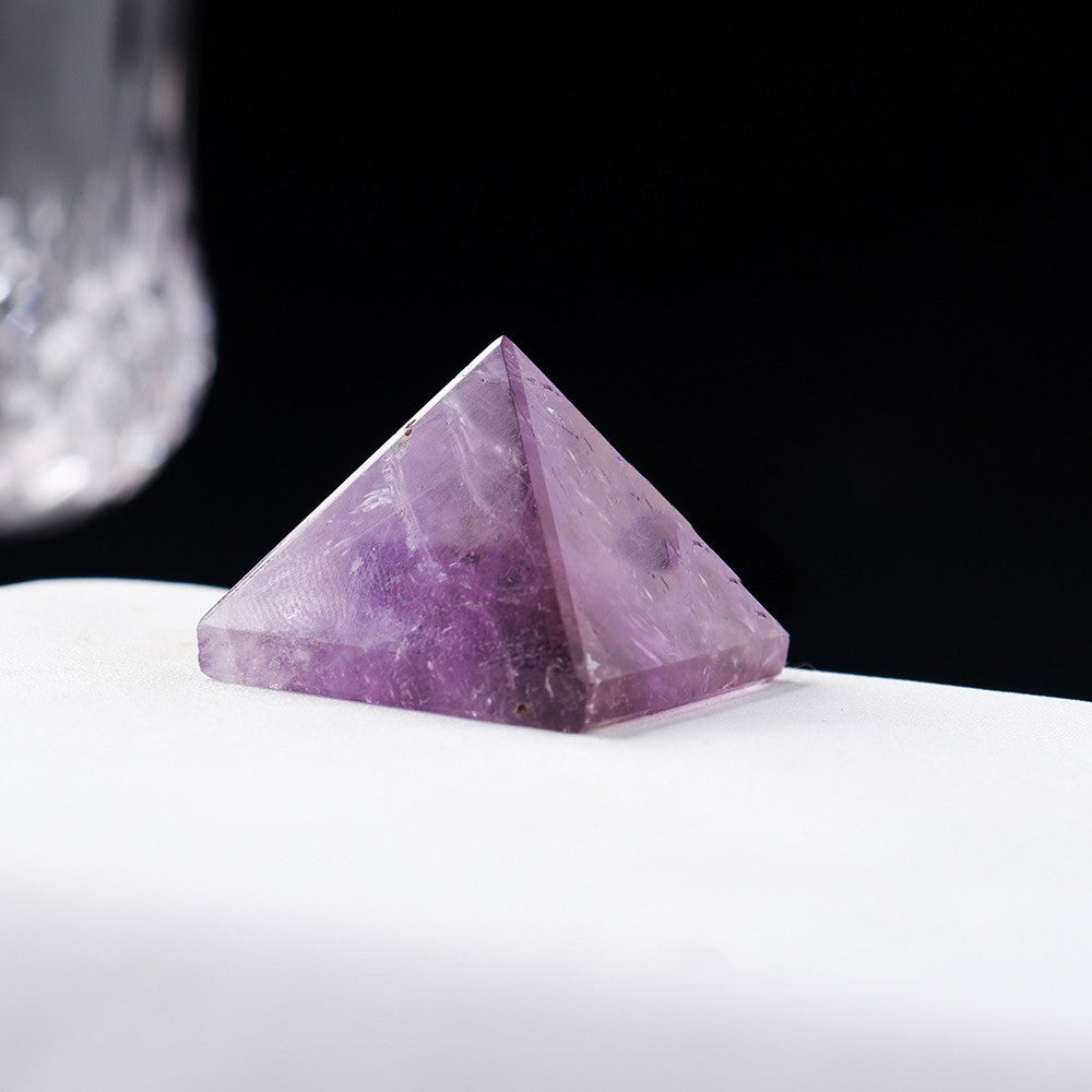 Colorful Crystal Pyramid Gem