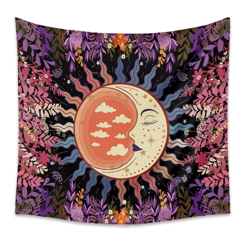 Bohemian Sun and Moon Tapestry