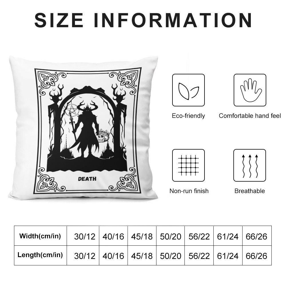 Plush pillow case\-DEATH