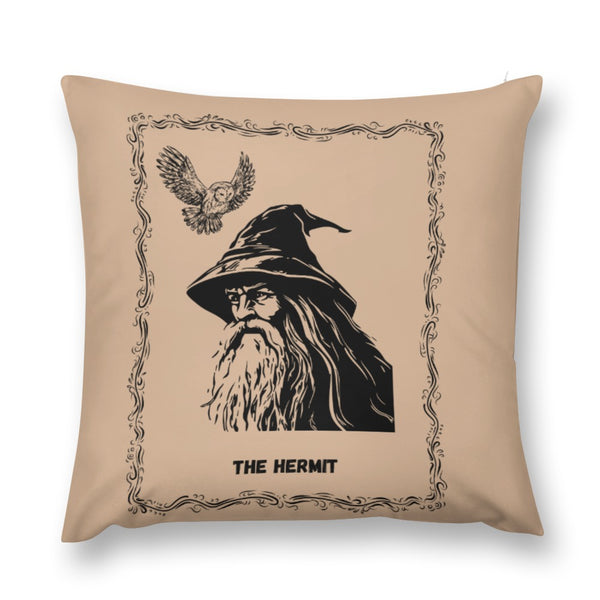 Celestial Plush Throw Pillow Case - THE HERMIT