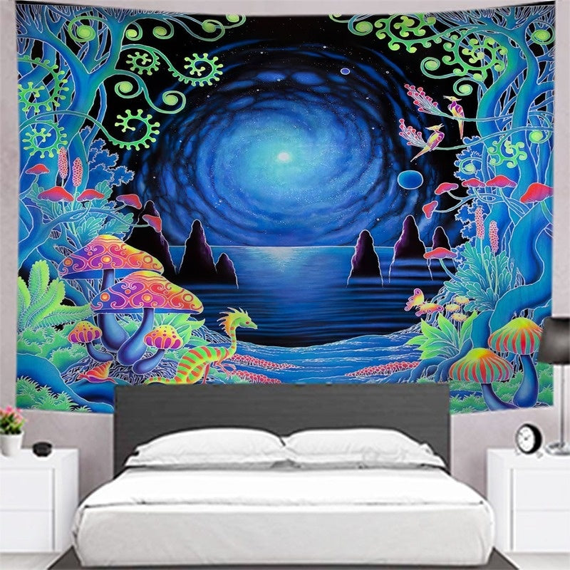 Celestial Sun & Moon Tapestry