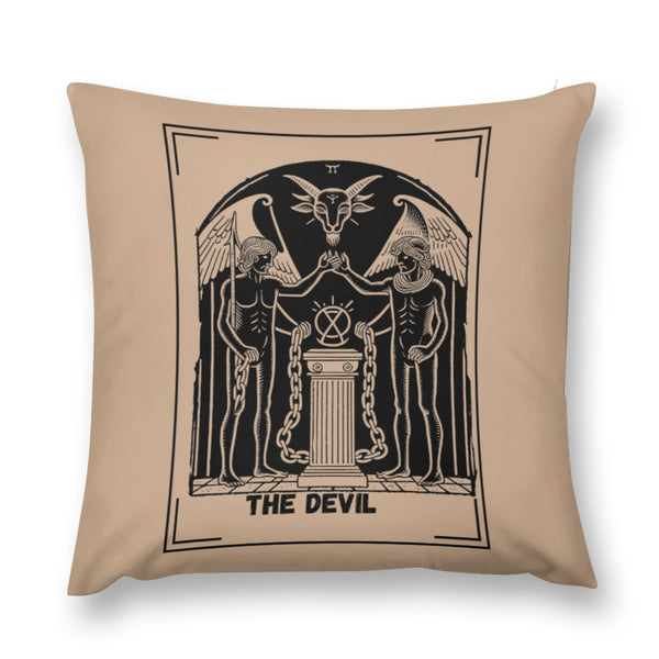 Celestial Plush Throw Pillow Case -  THE DEVIL