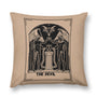 Celestial Plush Throw Pillow Case -  THE DEVIL