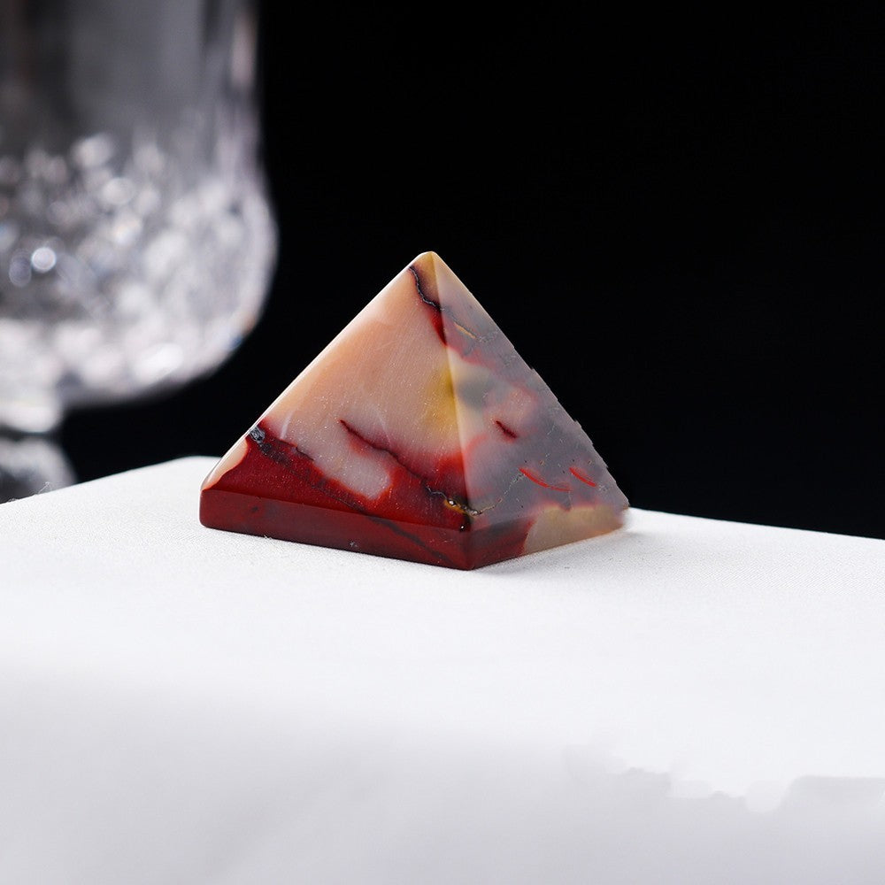 Colorful Crystal Pyramid Gem