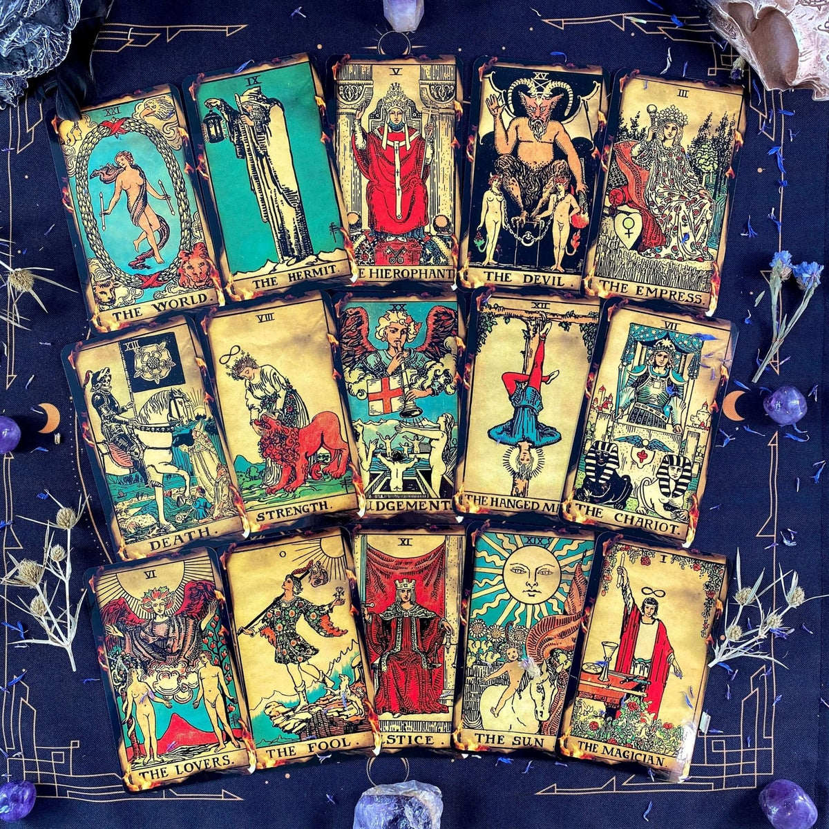 Fire Tarot Deck