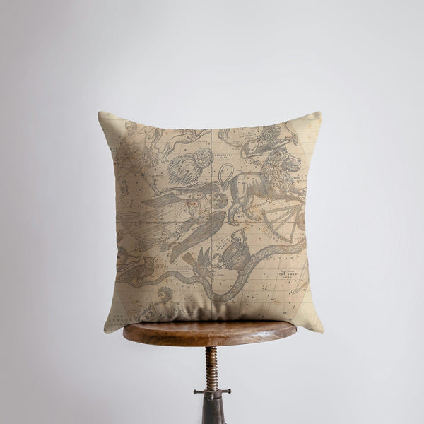 The Ship | Constellation | Astrology | Throw Pillow | Map of the Stars