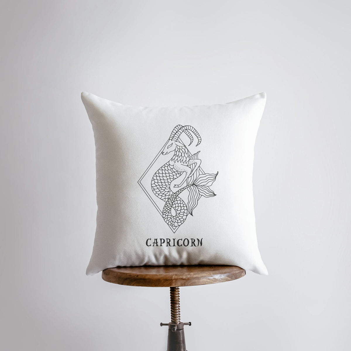 Capricorn | Zodiac | Stars | Astrology | Throw Pillow  | Map of the