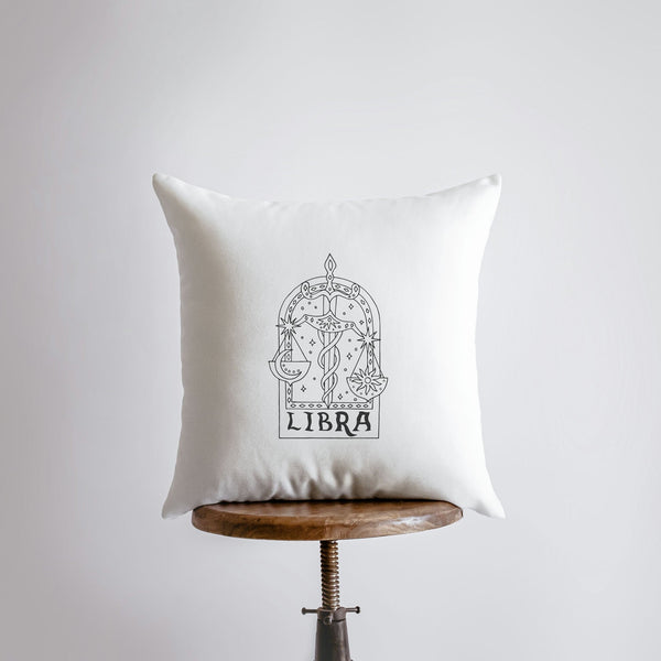 Libra | Zodiac | Stars | Astrology | Throw Pillow  | Map of the Stars