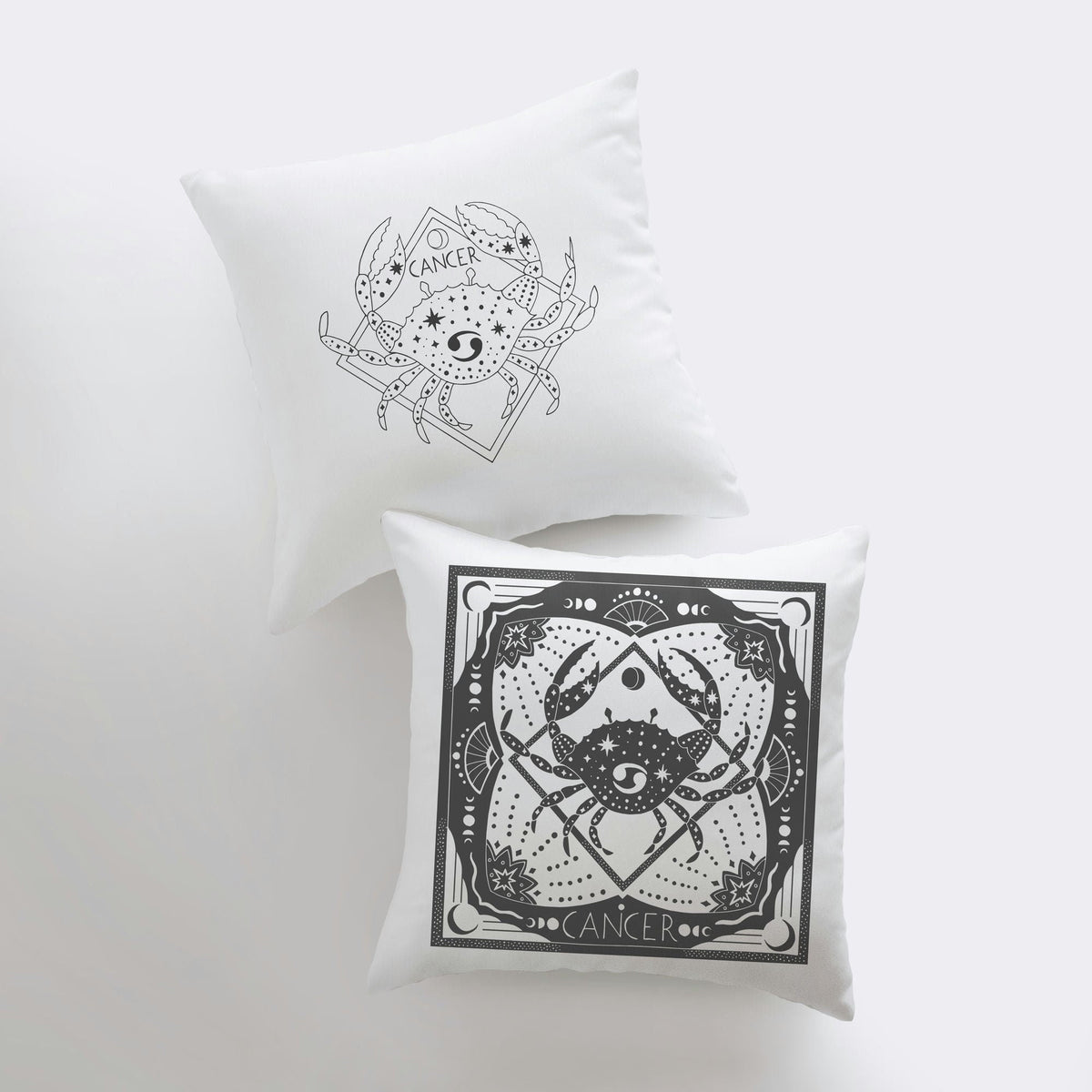 Cancer | Zodiac | Stars | Astrology | Throw Pillow  | Map of the Stars