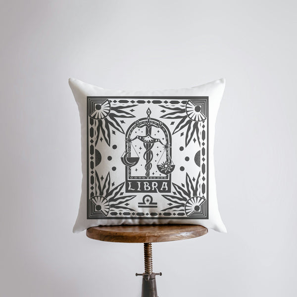 Libra | Zodiac | Stars | Astrology | Throw Pillow  | Map of the Stars