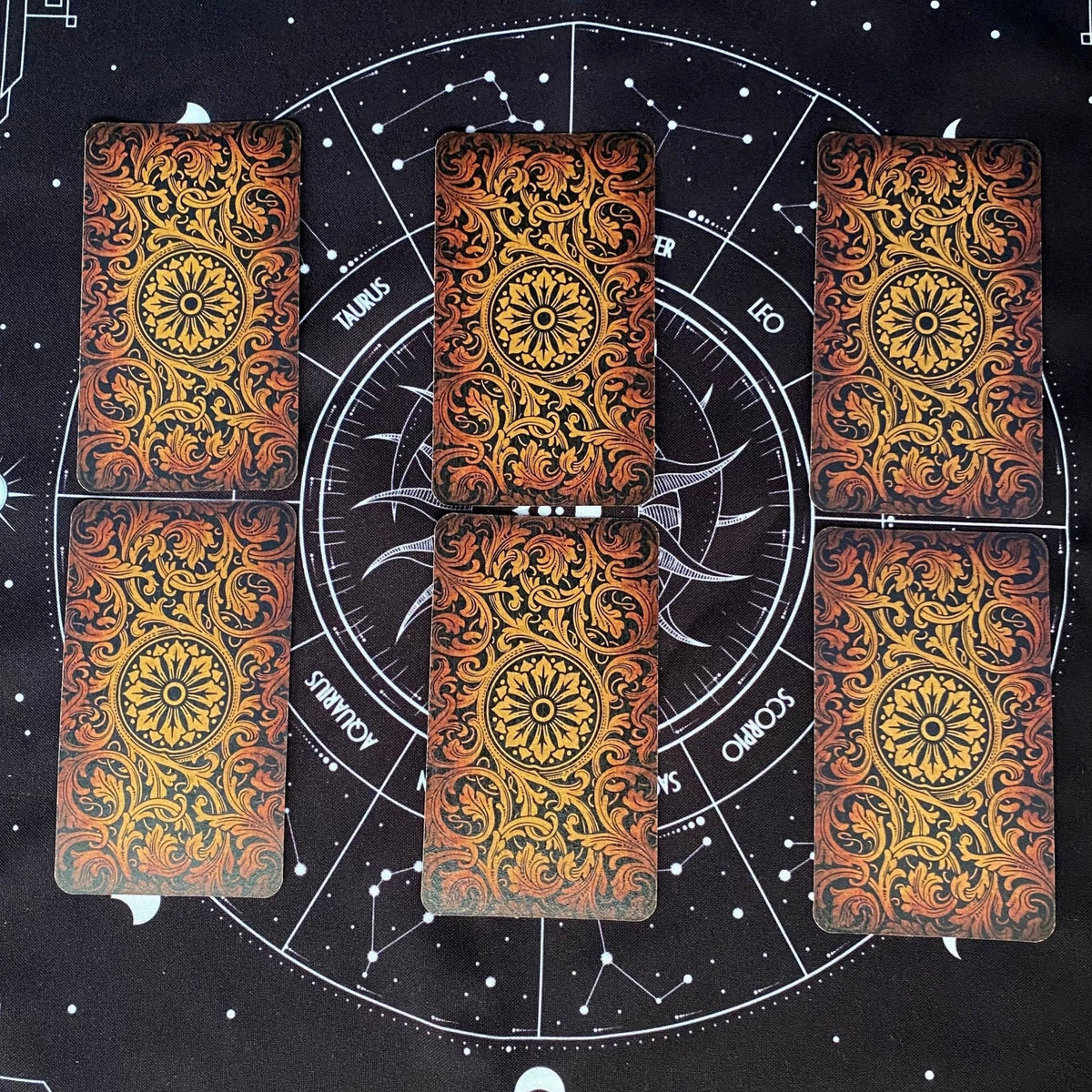 Black Tarot Cloth for spread