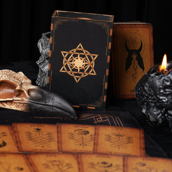 Tarot Wooden Box.Card Box.